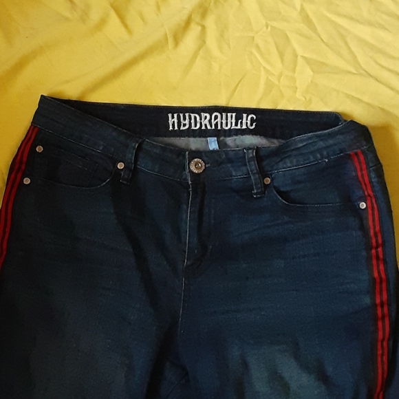 HYDRAULIC NOLITA RAW HEM JEANS SIZE 12 - Picture 3 of 8